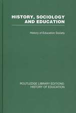 History, Sociology and Education