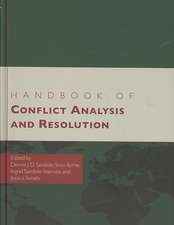 Handbook of Conflict Analysis and Resolution