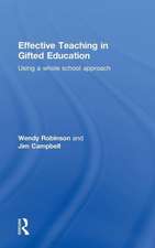 Effective Teaching in Gifted Education: Using a Whole School Approach