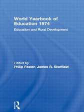 World Yearbook of Education 1974: Education and Rural Development