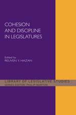 Cohesion and Discipline in Legislatures