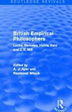 British Empirical Philosophers (Routledge Revivals): Locke, Berkeley, Hume, Reid and J. S. Mill. [An anthology]