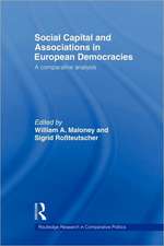 Social Capital and Associations in European Democracies: A Comparative Analysis