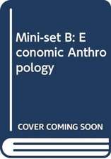 Mini-Set B: Economic Anthropology