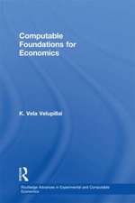 Computable Foundations for Economics