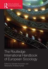 Routledge Handbook of European Sociology