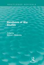 Handbook of War Studies