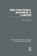 Multinational Business and Labour (RLE International Business)