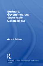 Business, Government and Sustainable Development