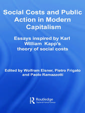 Social Costs and Public Action in Modern Capitalism: Essays Inspired by Karl William Kapp's Theory of Social Costs