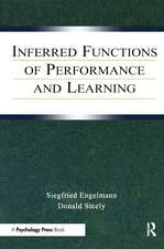 Inferred Functions of Performance and Learning