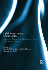 Hybridising Housing Organisations: Meanings, Concepts and Processes of Social Enterprise in Housing