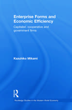 Enterprise Forms and Economic Efficiency: Capitalist, Cooperative and Government Firms