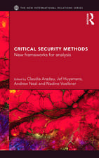 Critical Security Methods: New frameworks for analysis