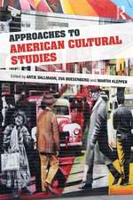 Approaches to American Cultural Studies