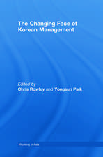 The Changing Face of Korean Management