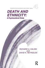 Death and Ethnicity: A Psychocultural Study