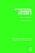 Structural Learning (Volume 1): Theory and Research