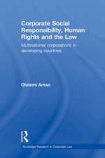 Corporate Social Responsibility, Human Rights and the Law: Multinational Corporations in Developing Countries