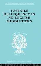 Juvenile Delinquency in an English Middle Town