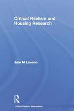 Critical Realism and Housing Research