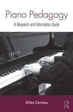 Piano Pedagogy: A Research and Information Guide