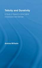 Telicity and Durativity: A Study of Aspect in Dëne Suliné (Chipewyan) and German