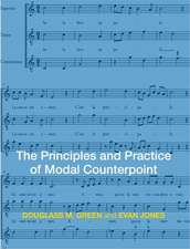 The Principles and Practice of Modal Counterpoint