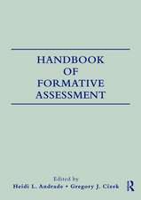 Handbook of Formative Assessment