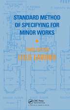 Standard Method of Specifying for Minor Works