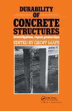 Durability of Concrete Structures: Investigation, repair, protection