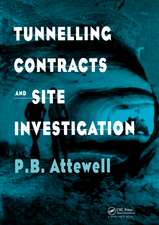 Tunnelling Contracts and Site Investigation