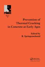 Prevention of Thermal Cracking in Concrete at Early Ages