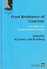 Frost Resistance of Concrete