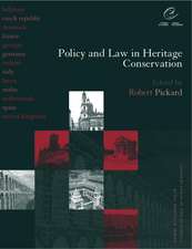 Policy and Law in Heritage Conservation