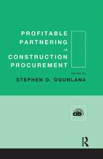 Profitable Partnering in Construction Procurement