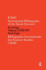 IBSS: Sociology: 1973 Vol 23