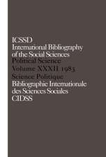 IBSS: Political Science: 1983 Volume 32