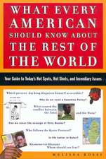 What Every American Should Know about the Rest of the World: Your Guide to Today's Hot Spots, Hot Shots and Incendiary Issues