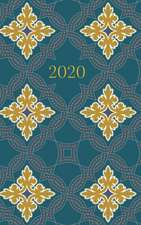 2020 Planner ¿ Diary ¿ Journal ¿ Week per spread ¿ Teal Tiles