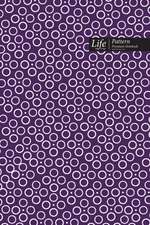 Ringed Dots Pattern Composition Notebook, Dotted Lines, Wide Ruled Medium Size 6 x 9 Inch (A5), 144 Sheets Purple Cover