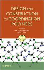 Design and Construction of Coordination Polymers