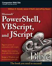 Microsoft PowerShell, VBScript, and JScript Bible