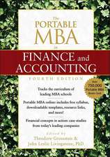 The Portable MBA in Finance and Accounting 4e