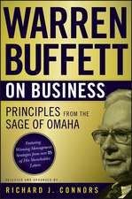 Warren Buffett on Business – Principles from the Sage of Omaha