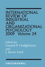 International Review of Industrial and Organizational Psychology 2009 V24