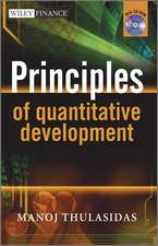 Principles of Quantitative Development