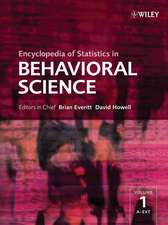 Encyclopedia of Statistics in Behavioral Science 4VS