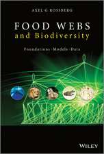 Food Webs and Biodiversity – Foundations, Models, Data