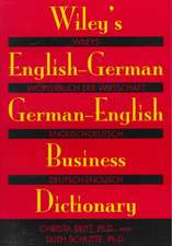 Wiley′s English–German German–English Business Dictionary